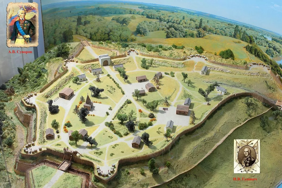 Александровская крепость. Основана в 1778 году великим русским полководцем А.В. Суворовым в ходе создания системы укреплений Кубанской линии. 