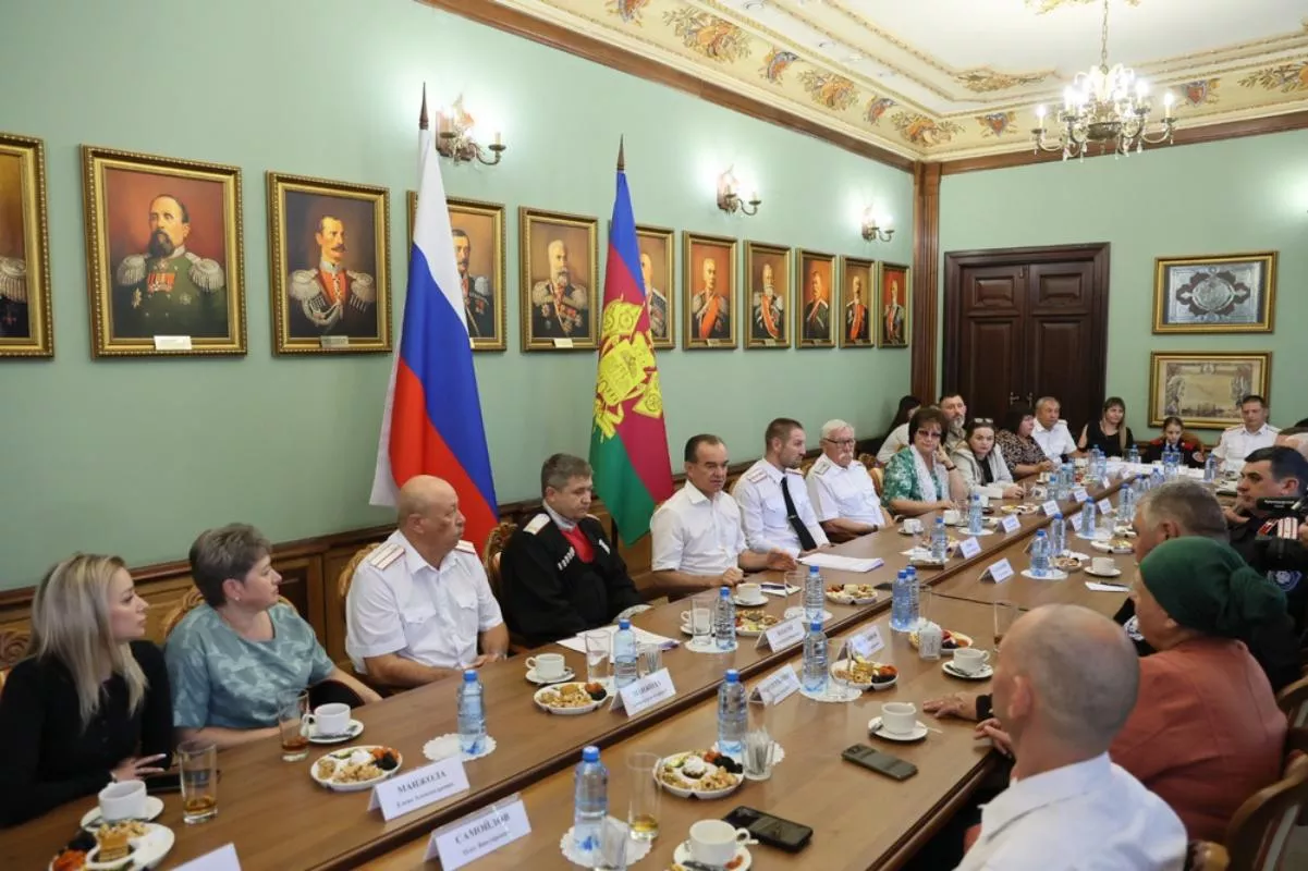 Губернатор Кубани Вениамин Кондратьев: «Большие и дружные казачьи семьи – самая главная опора нашего края»