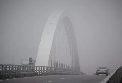 Краснодар накрыл густой туман