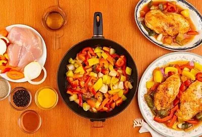 Лёгкий ужин за 20 минут: курица с овощами в кисло‑сладком соусе — ярко, сочно и без тяжести