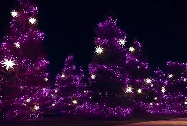 Новогоднюю иллюминацию начали разбирать в парке «Краснодар»