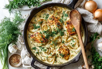 Курица по-аджарски в казане: сочная и ароматная за 40 минут