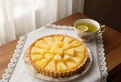 Ананасовый пирог тарт татен из «Отчаянных домохозяек»: просто ананасы и коржик наизнанку 