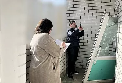 Более 90 окон повреждено в двух высотках Краснодара при ночной беспилотной атаке