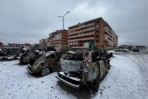 Число поврежденных автомобилей от атаки БПЛА в Адыгее увеличилось до 213