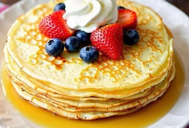 Беру манку и кефир - мой рецепт  идеальных блинов. Получится даже у новичков