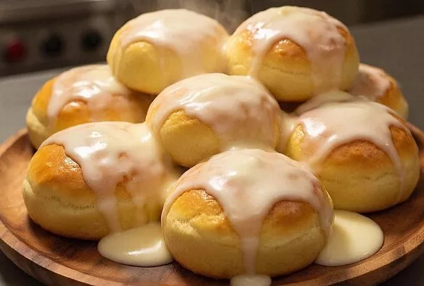 Как растопить сердце свекрови за 20 минут? Можно испечь эти ароматные лимонные булочки со сливочной глазурью. Покоряют с первого кусочка