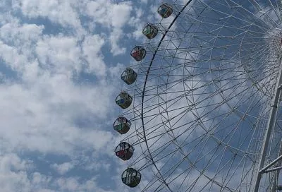 В парках Краснодара приостановили работу аттракционов из-за мороза