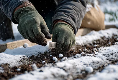 Зимний посев цветов: что сеять и как подготовить место