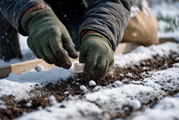 Зимний посев цветов: что сеять и как подготовить место