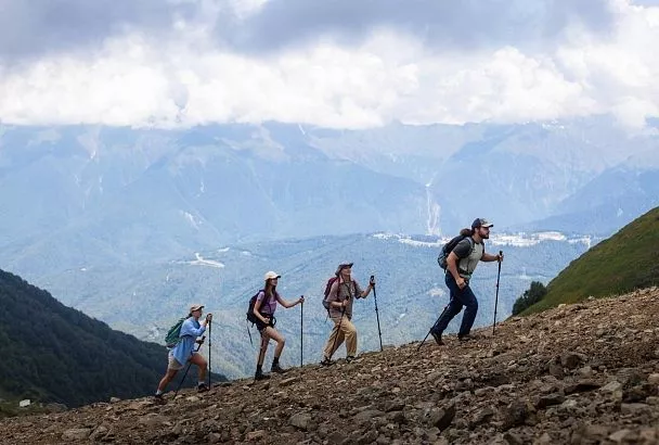 На курорте Роза Хутор открыли Тропу Чемпионов – маршрут для опытных туристов