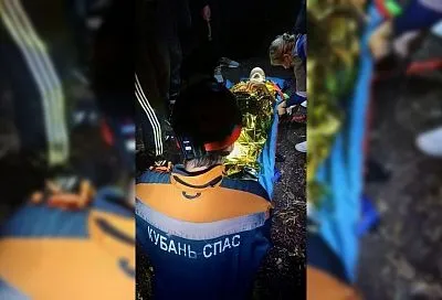 Спасатели 10 км транспортировали на носилках мужчину, придавленного деревом в лесу под Геленджиком