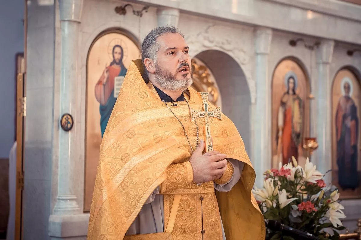 Настоятель храма Архистратига Михаила иерей Егвений Игнатов. (putistina.ru) Настоятель храма Архистратига Михаила иерей Егвений Игнатов. (putistina.ru)