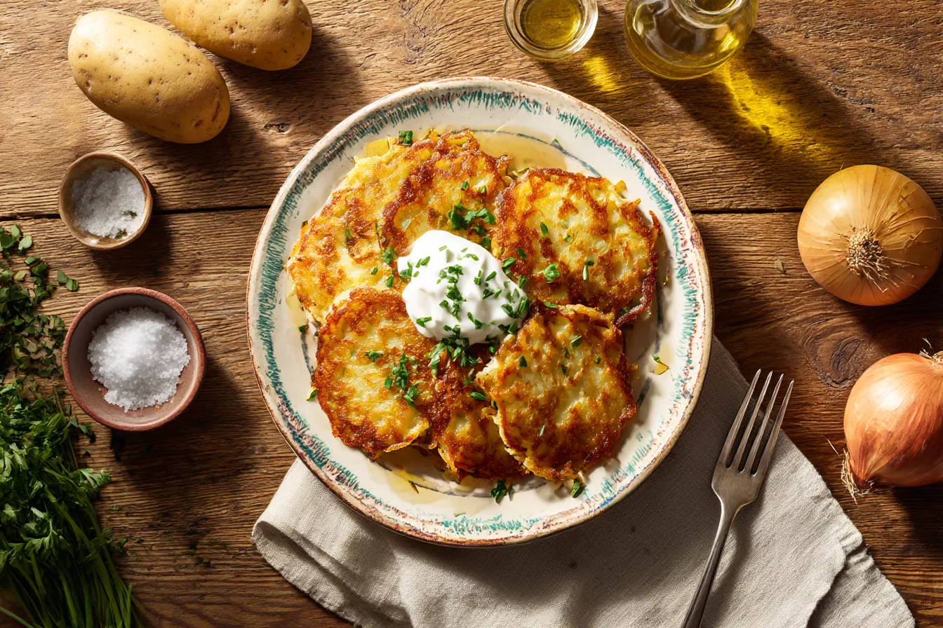 Драники без муки и яиц — получаются с хрустящей корочкой и мягкой серединкой
