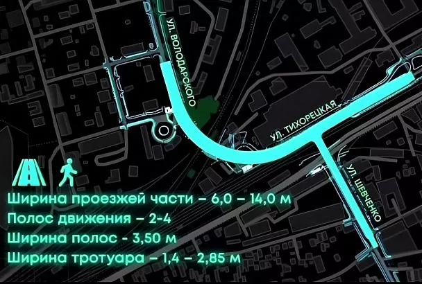 В Краснодаре стартует масштабный проект по строительству транспортной развязки на ул. Тихорецкой-Володарского-Шевченко