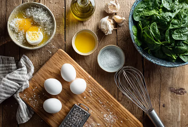 Намазка из шпината и яиц: быстрый домашний спред к хлебу и овощам