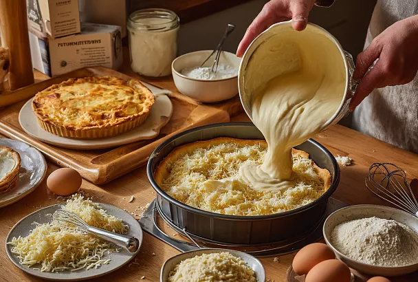 Тёплый семейный пирог с мясом: щедрая начинка и кефирное тесто по проверенным граммовкам