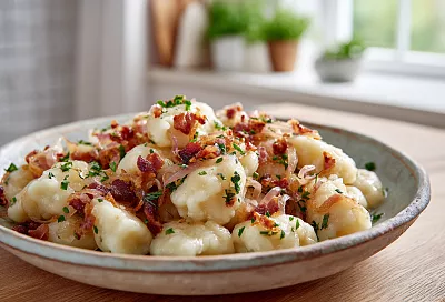 Картофельные галушки по-деревенски: нежнейшие, тают во рту и очень сытные