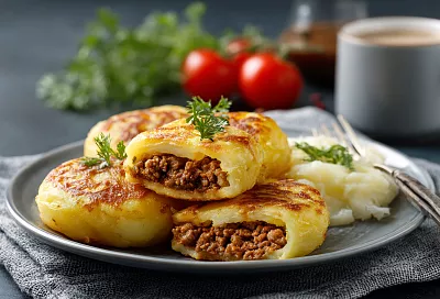 Нежнейшие зразы с мясом и сыром: сочность и яркий вкус за 30 минут