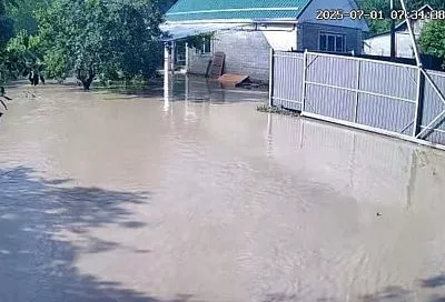 Вода поднялась до полуметра: несколько населенных пунктов в Северском районе и Горячем Ключе подтопило