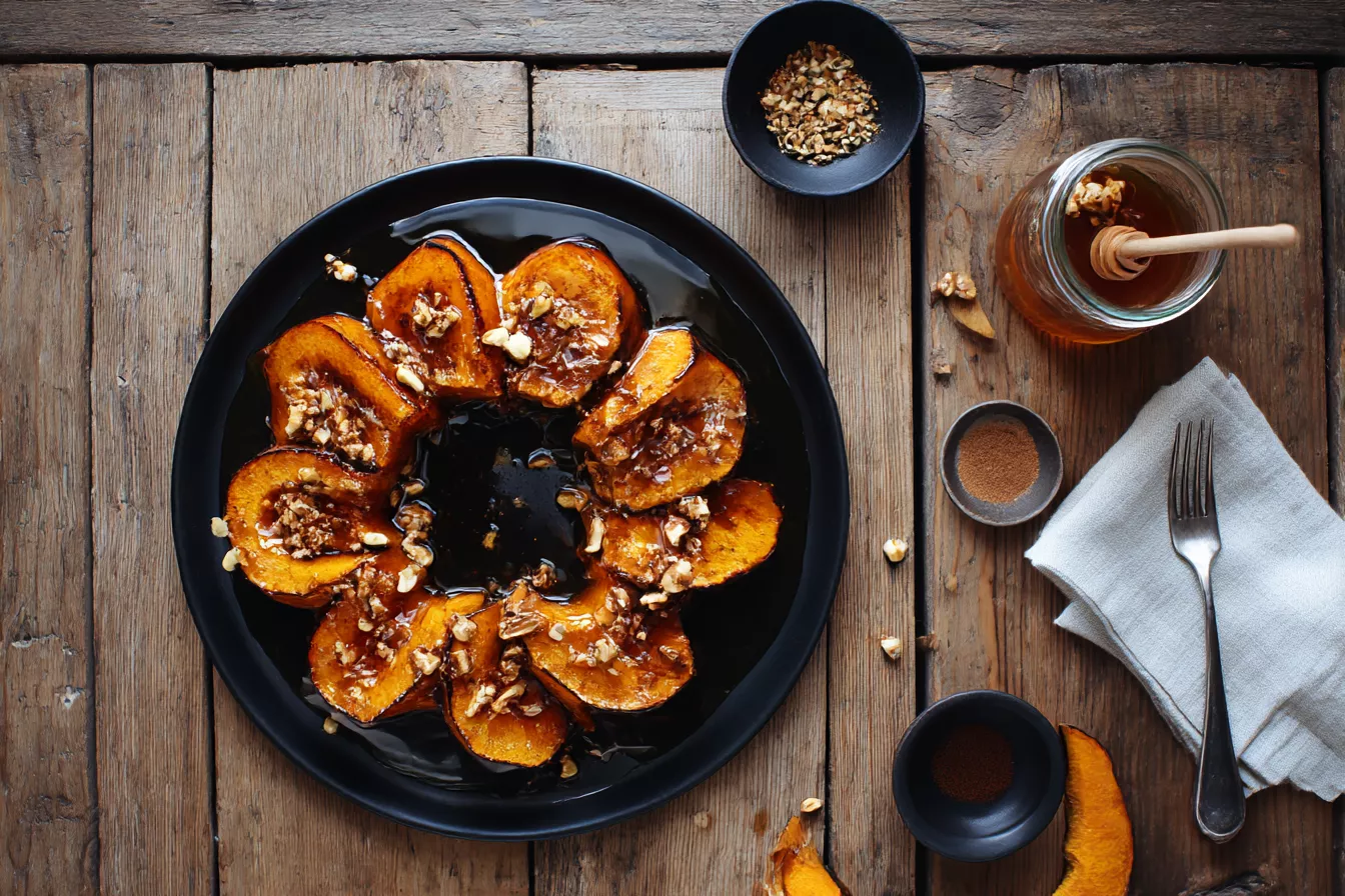 Запечённая тыква с мёдом и орехами: десерт, от которого не откажутся даже дети