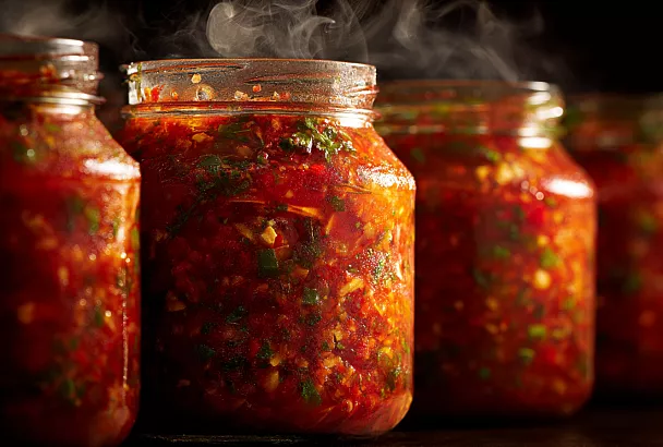 Заправка на зиму — без уксуса и стерилизации: густая, ароматная, кисло-сладкая