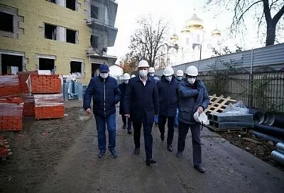 Лечебно-диагностический корпус детской краевой больницы в Краснодаре готов на 34%