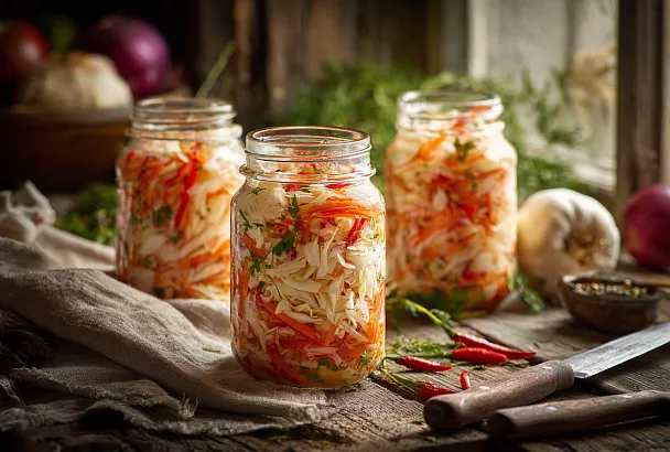 Капустный салат на зиму: хрустящий хит от мамы, который вы полюбите