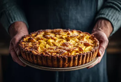 Пирог «Три стакана» с яблоками: сочный, ароматный и невероятно простой