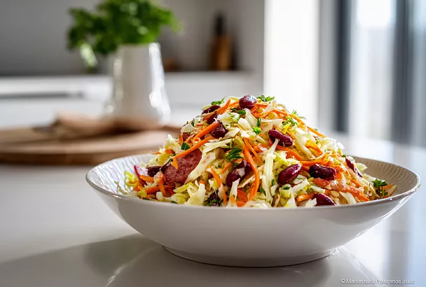 Салат "Бедный рыцарь": простой и очень вкусный — из того, что есть в холодильнике