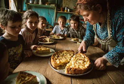 Татарский яблочный пирог: мягкий, пушистый и ароматный