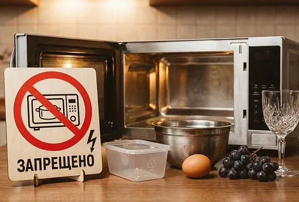 Что нельзя греть в микроволновке: от пластика до винограда