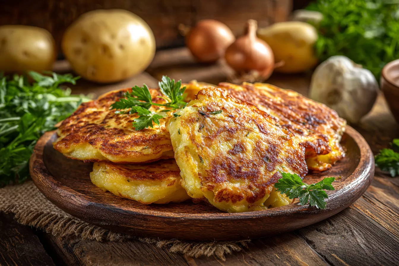 Куриные драники с картошкой: нежно, сочно и очень вкусно