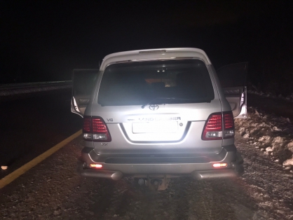 Житель Кубани на Toyota сбил шлагбаум на пункте оплаты трассы М-4 «Дон» и голышом избил полицейских