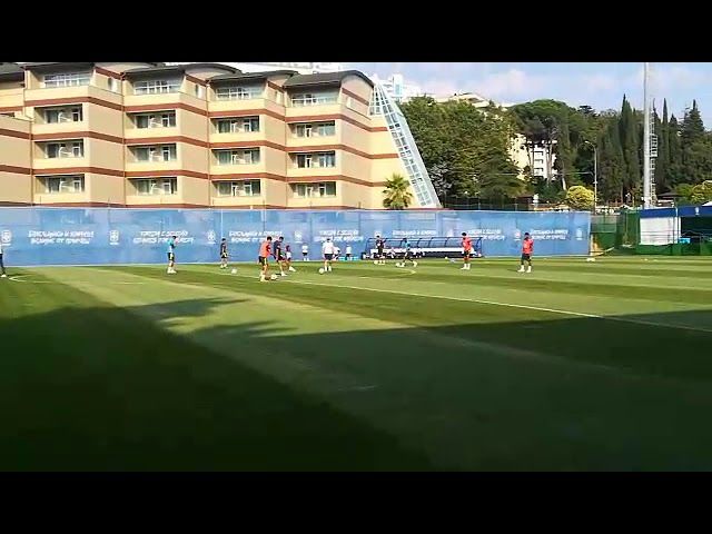 Тренировка сборной Бразилии в Сочи