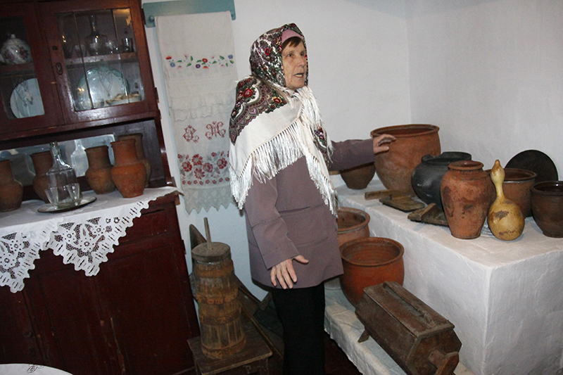 В музее собраны предметы старинного быта жителей села. 