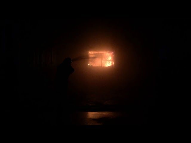 Возгорание складов в хуторе Ленина