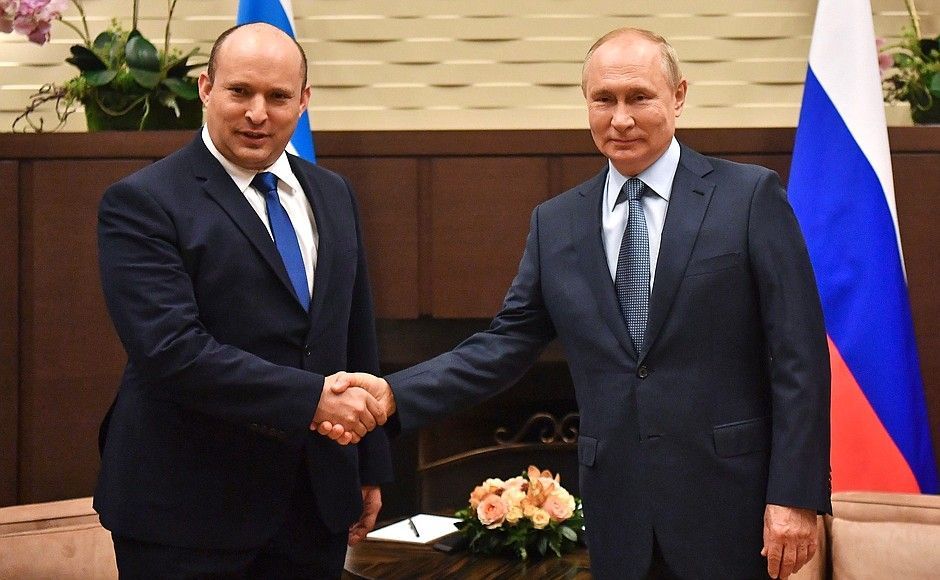 Встреча Владимира Путина с премьером Израиля в Сочи длилась пять часов
