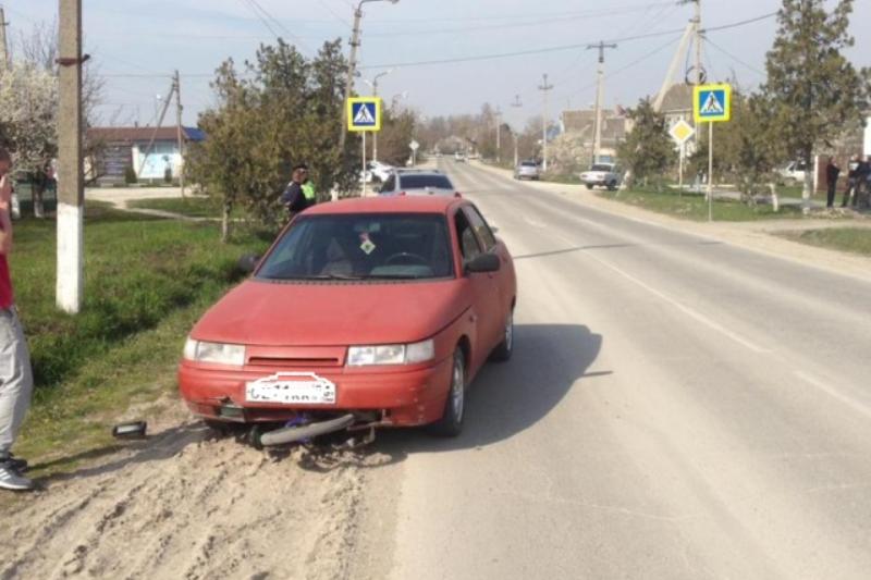 В Краснодарском крае 19-летний водитель сбил 11-летнего мальчика на велосипеде