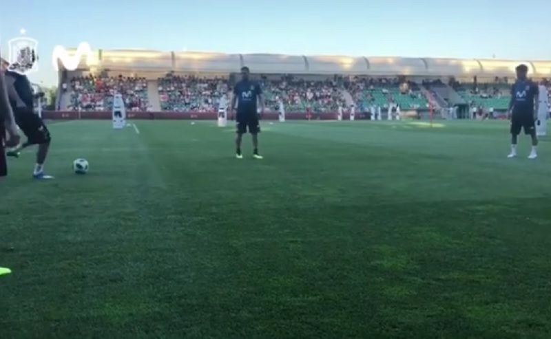 Сборная Испании опробовала газон на поле Академии ФК «Краснодар»