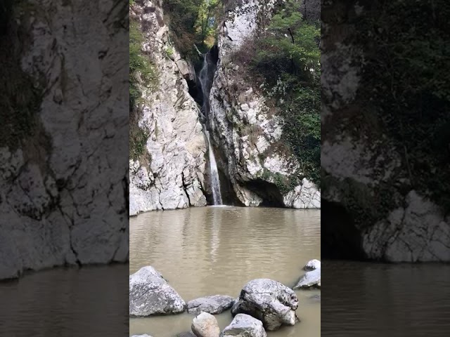 С первыми дождями в Сочинском национальном парке «ожили» Агурские водопады, Часть 1