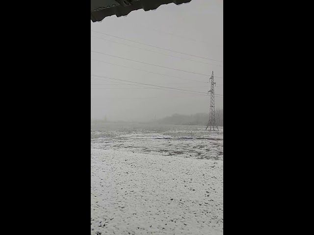 Мартовский снег в Краснодарском крае