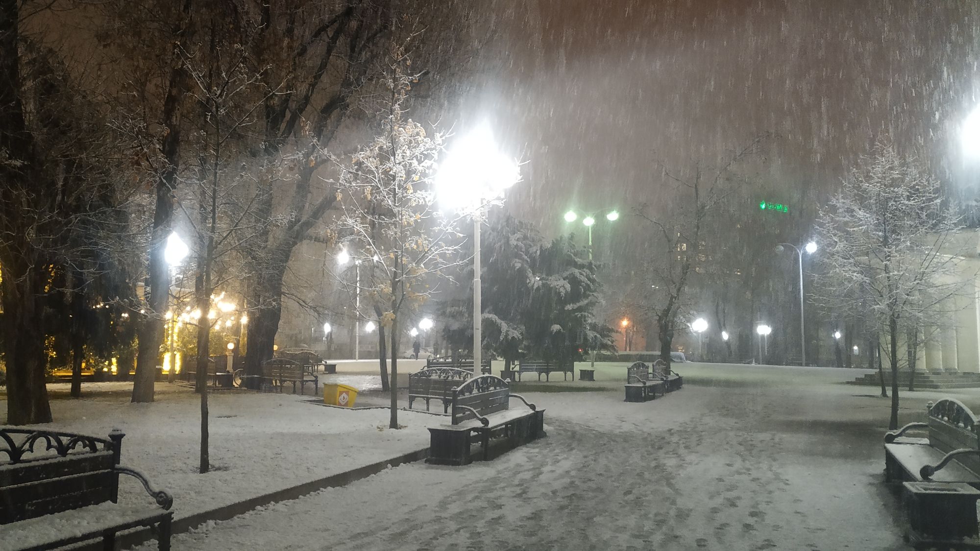 Снегопад в Краснодаре 2020