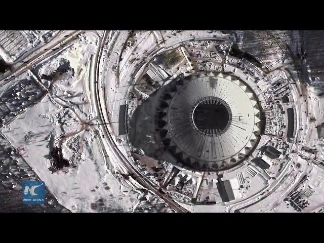 Испанский спутник снял из космоса 12 стадионов России 