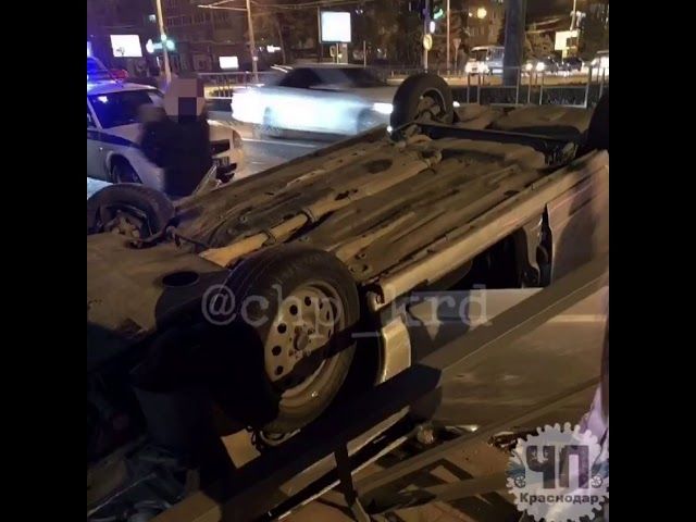 Массовое ДТП на ул. Трамвайной, Краснодар, 5 февраля