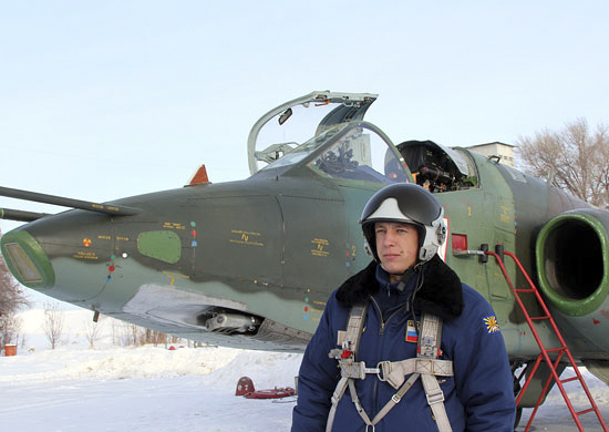 Эскадрилья новейших штурмовиков Су-25СМ3 в Краснодарском крае уничтожила «противника»