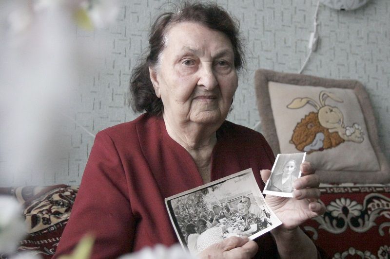 Любовь Кострица близко знала Марию Волошко и по нашей просьбе передала в музей единственную сохранившуюся фотографию солдатской матери.