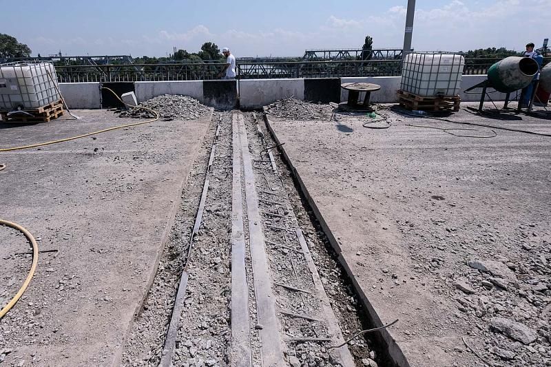 Ремонт Яблоновского моста в Краснодаре продолжался 7 суток.