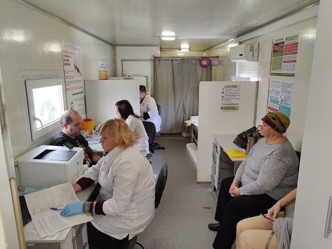 Жители Краснодара могут пройти обследование в мобильном центре здоровья