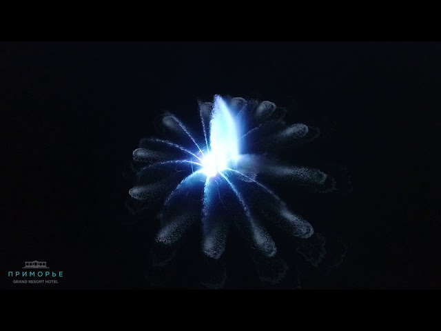 Первый в мире морской плавающий светомузыкальный фонтан